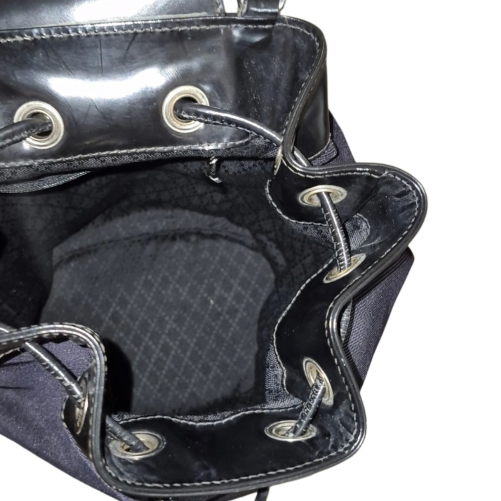 Black  Drawstring Backpack - Picture 9 of 15
